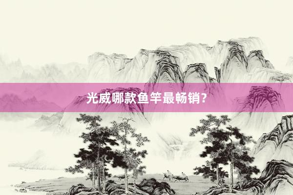 光威哪款鱼竿最畅销？